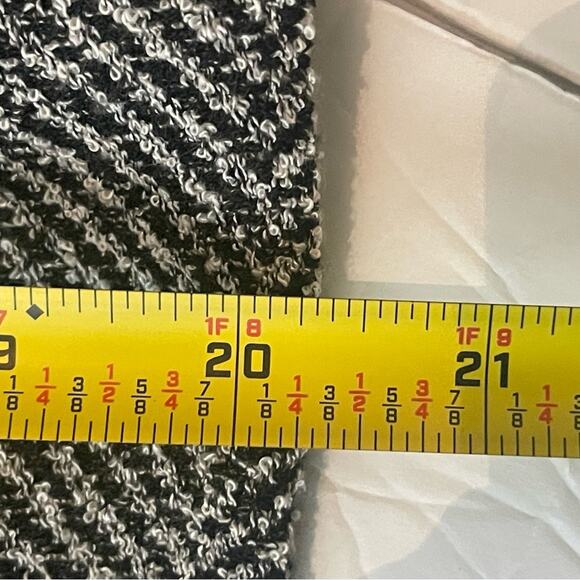 Willow & Clay Black Gray Herringbone Long Oversized Academia Jacket Size XS - Picture 12 of 13